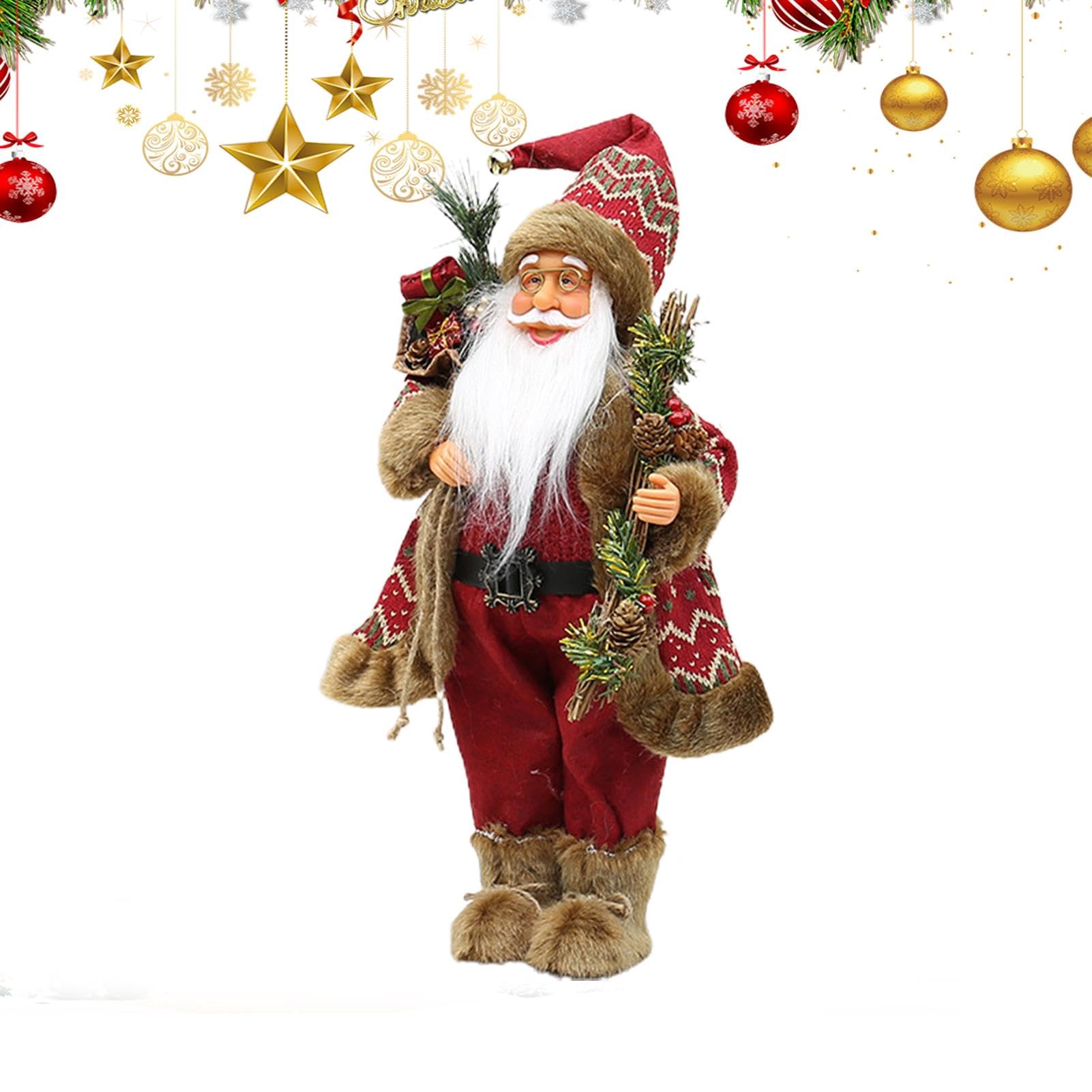 Figurine De Père Noël Debout, Décoration De Table De 10.24 Pouces, Pour