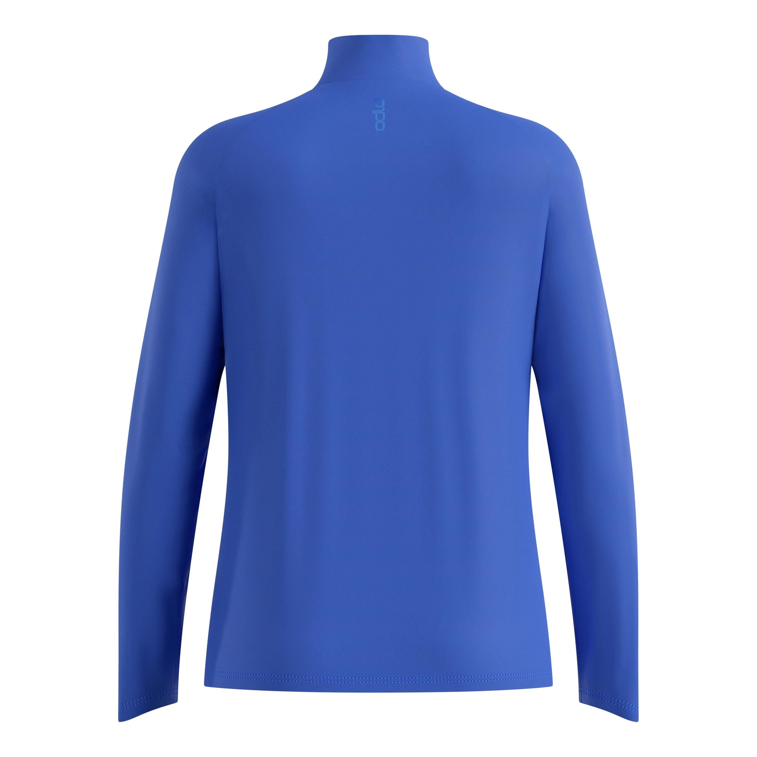 Odlo Essential Mid Layer 1/2 Zip Laufshirt Damen | Bequemer und leichter Half-Zip Mid Layer für Laufen und Wandern