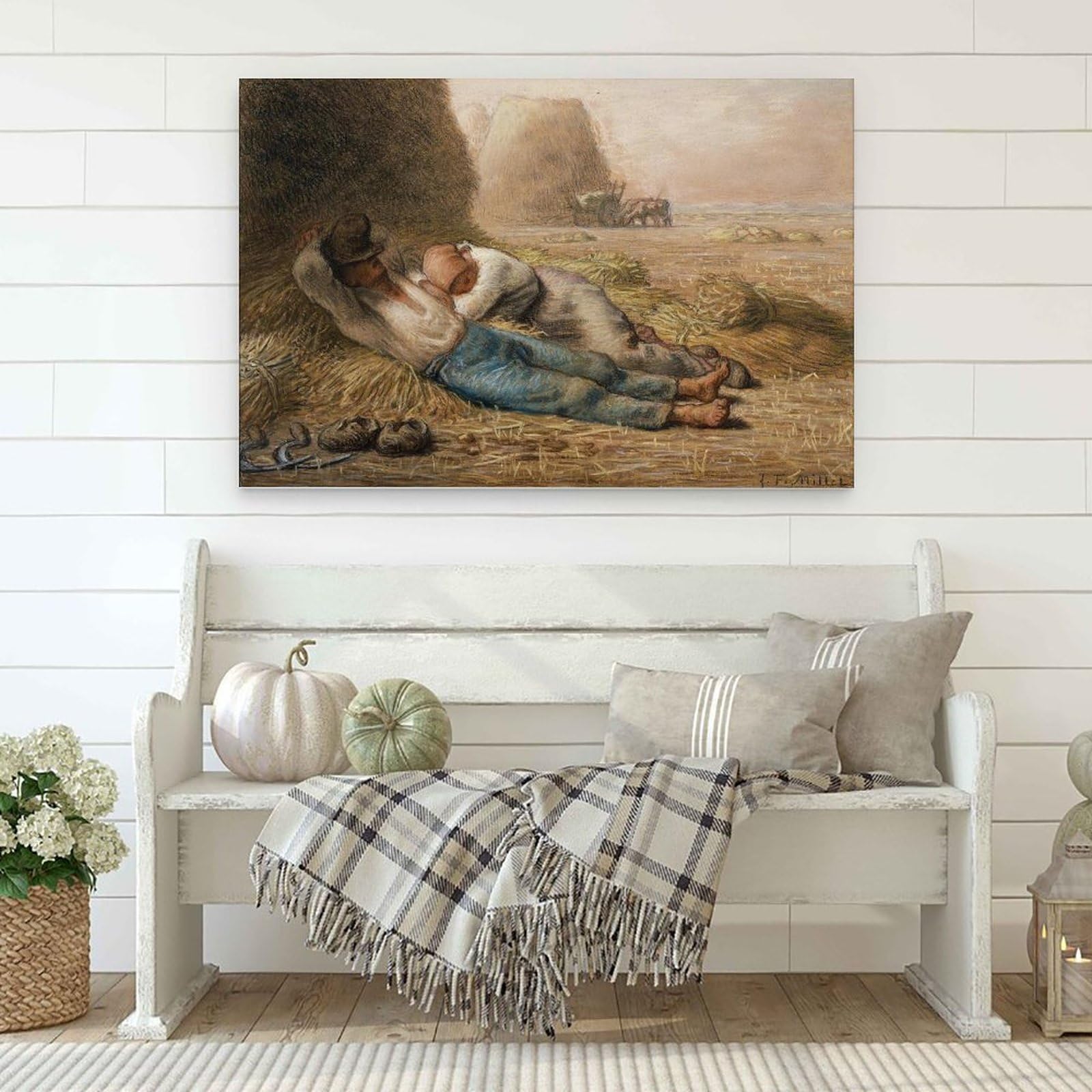 ミレー　絵　インテリア Amazon.co.jp: Jean Francois Milletジャン＝フランソワ・ミレー絵画