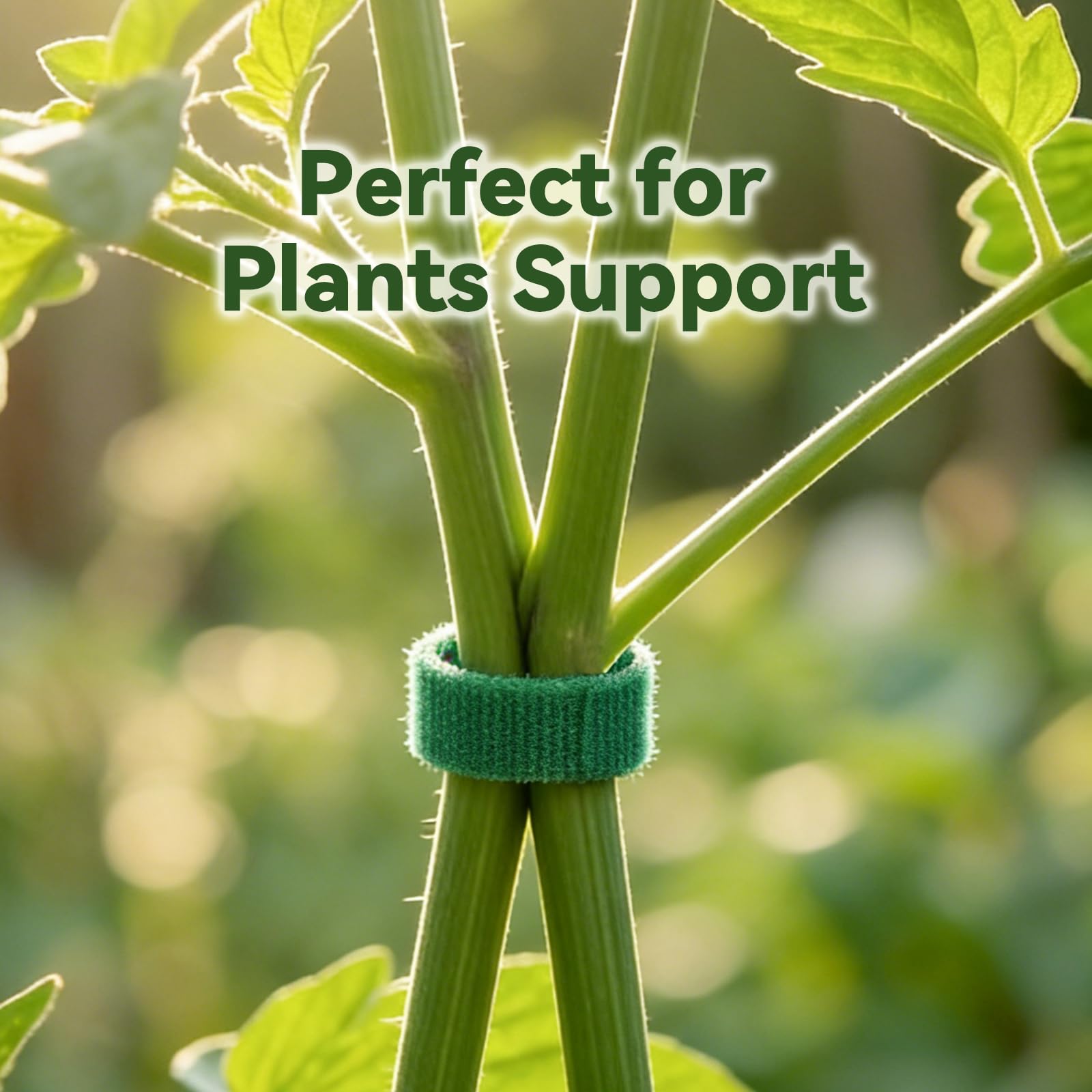 50FT Nylon Garden Tie Plant Tape Supports for Climbing Plants Green — Amazon image 2