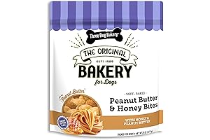 Three Dog Bakery Soft-Baked Peanut Butter Honey Bites