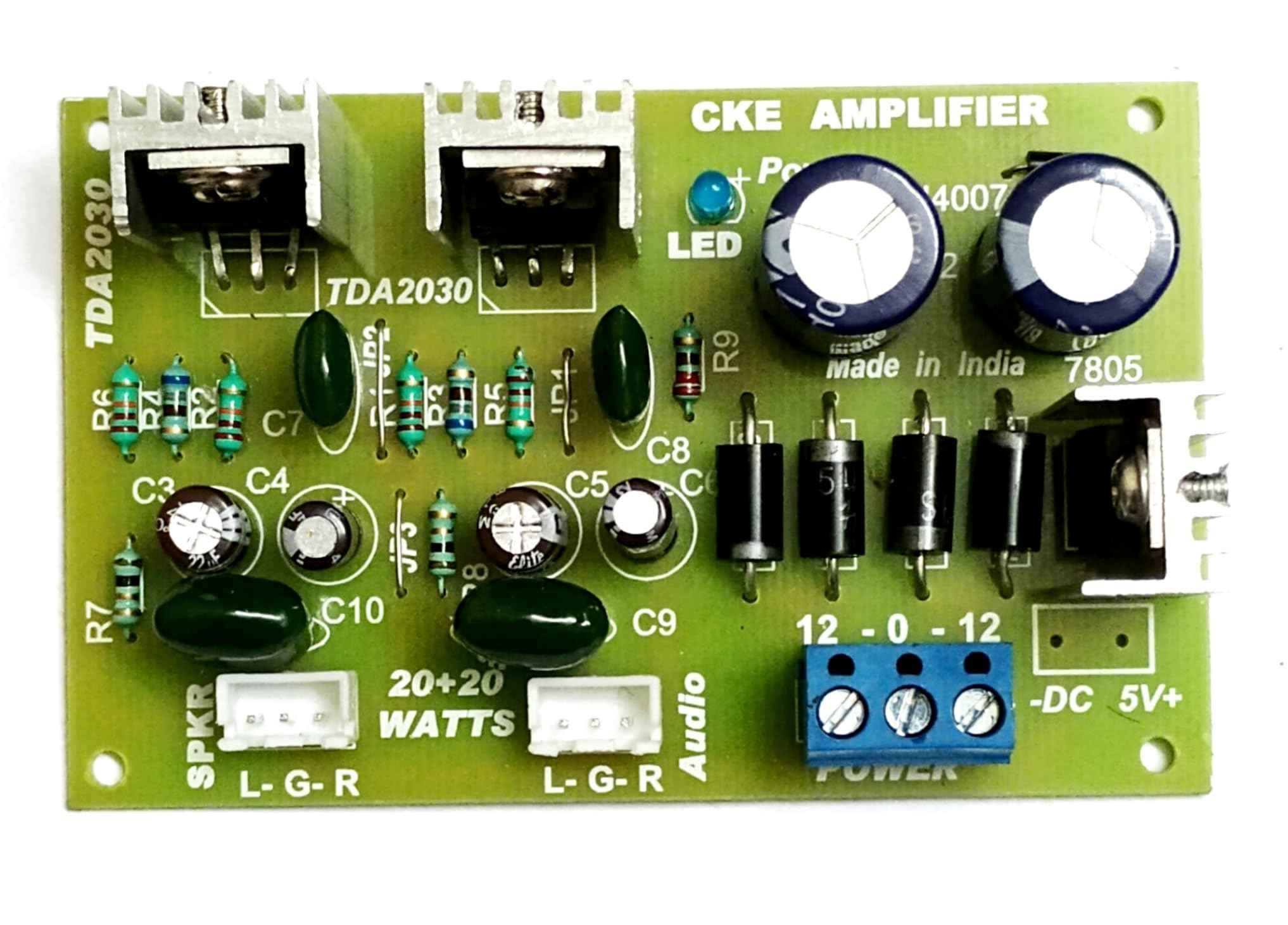 CKE TDA2030 Dual IC Stereo Circuit Amplifier Home Theater Including 7805 DC-5V Connection for Bluetooth mp3 Devices (B0DDH7125K) Amazon Price History, Amazon Price Tracker