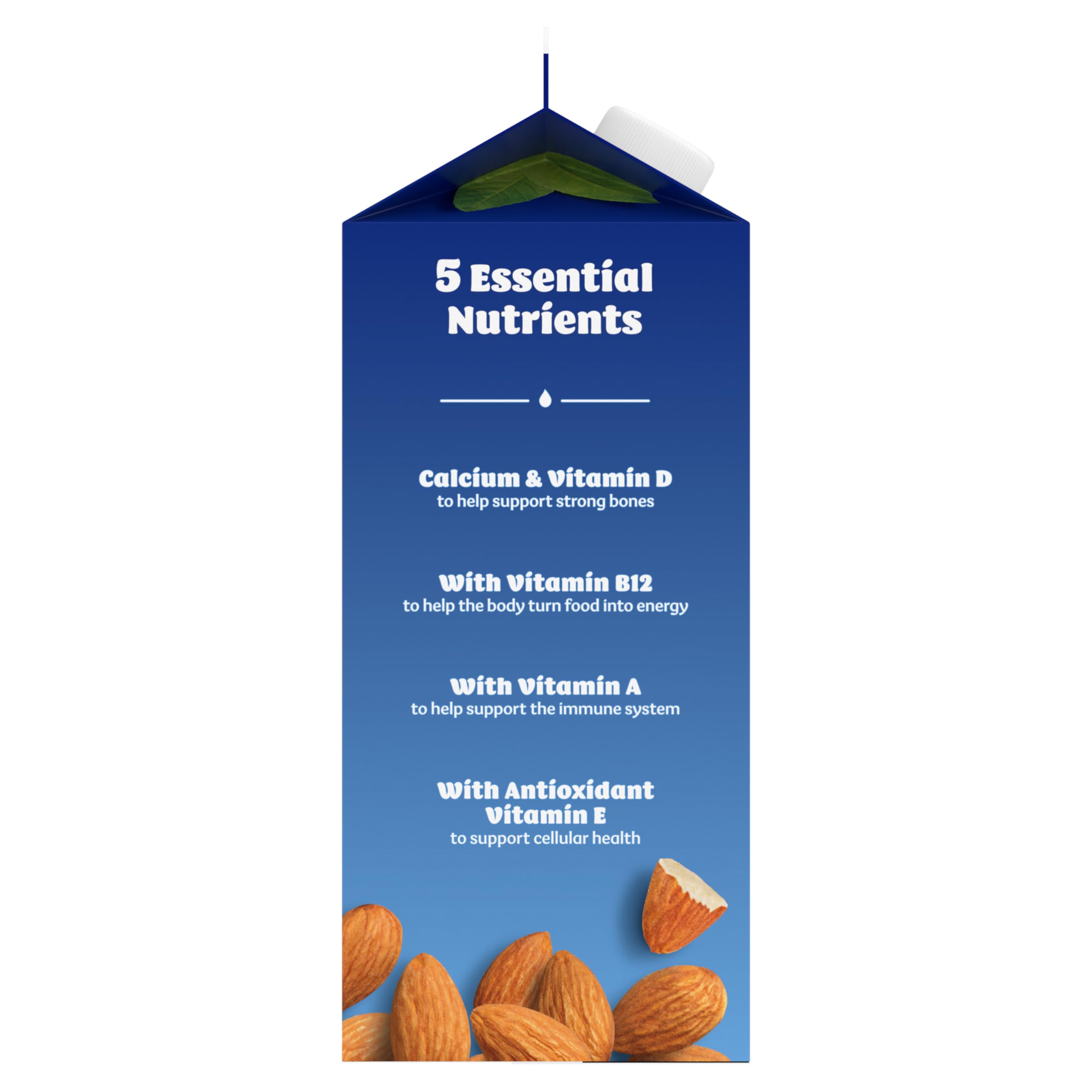 Silk Almond Milk, Unsweet, Dairy Free, Gluten Free, Seriously Creamy Vegan Milk with 50% More Calcium than Dairy Milk, 64 FL OZ Half Gallon