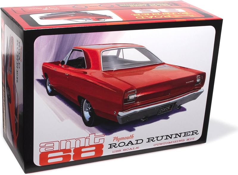 1968 Plymouth Road Runner Customizing Kit 1:25 Scale Model Kit