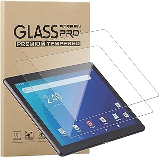 KZIOACSH Screen Protector for Onn 10.1 inch Tablet/Onn Tablet Pro 10.1 inch, 2Pack HD Clear 9H Hardness Anti-Scratch Tempered Glass Film Case-Friendly High Touch Sensitivity Screen Protector