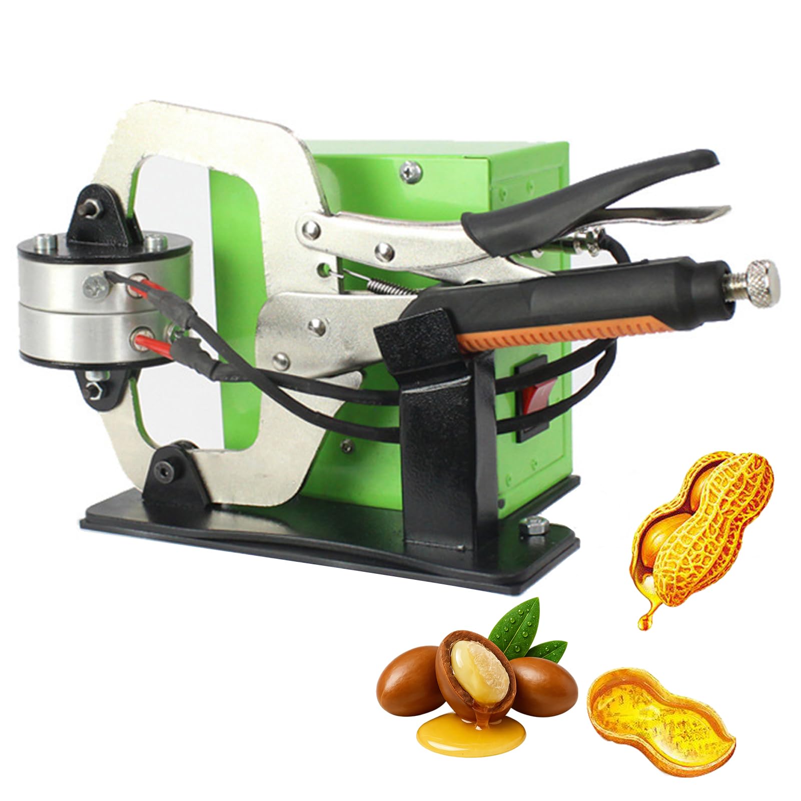 Máquina De Prensa En Caliente De Rosin, Pinzas Manuales Máquina De Extracción De Aceite De Rosin Con Pantalla Digital, Placas De Prensado Duales Calentadas De 2,8 Pulgadas, Extracción Sin Solventes
