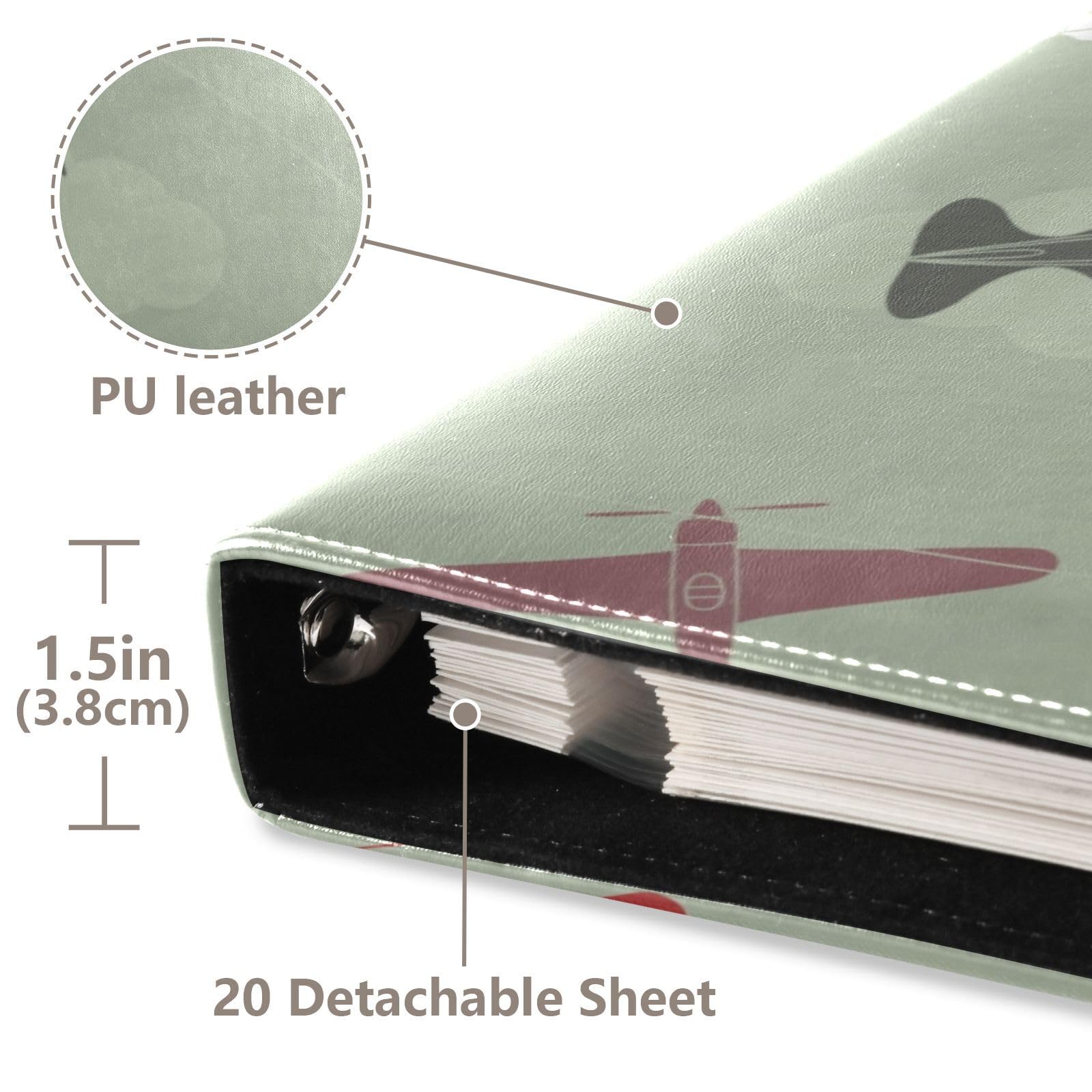 Amazon.com: Vintage Airplane PU Leather Picture Album Book