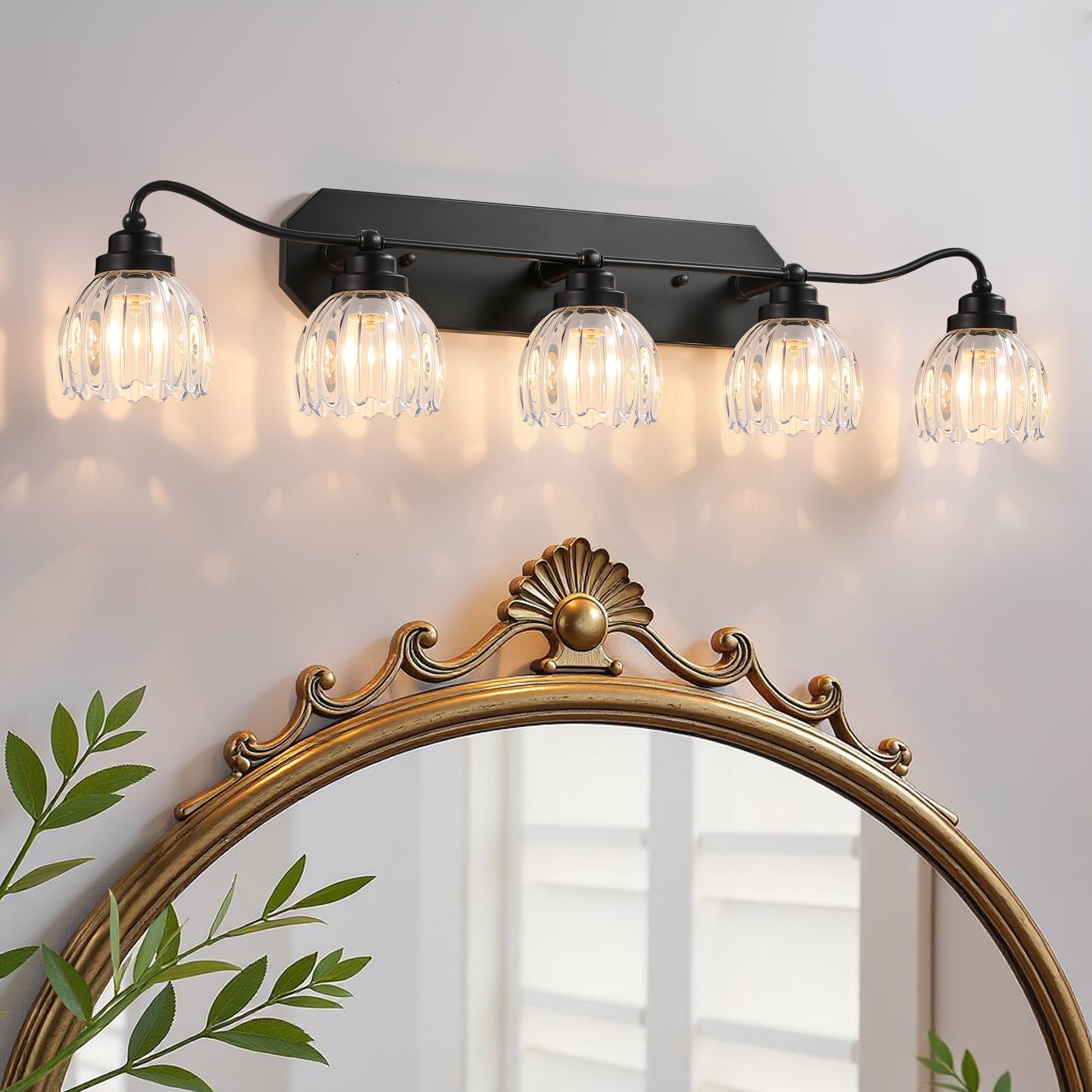 View 1 of CmnVmn 5-Light Vanity Light Fixture