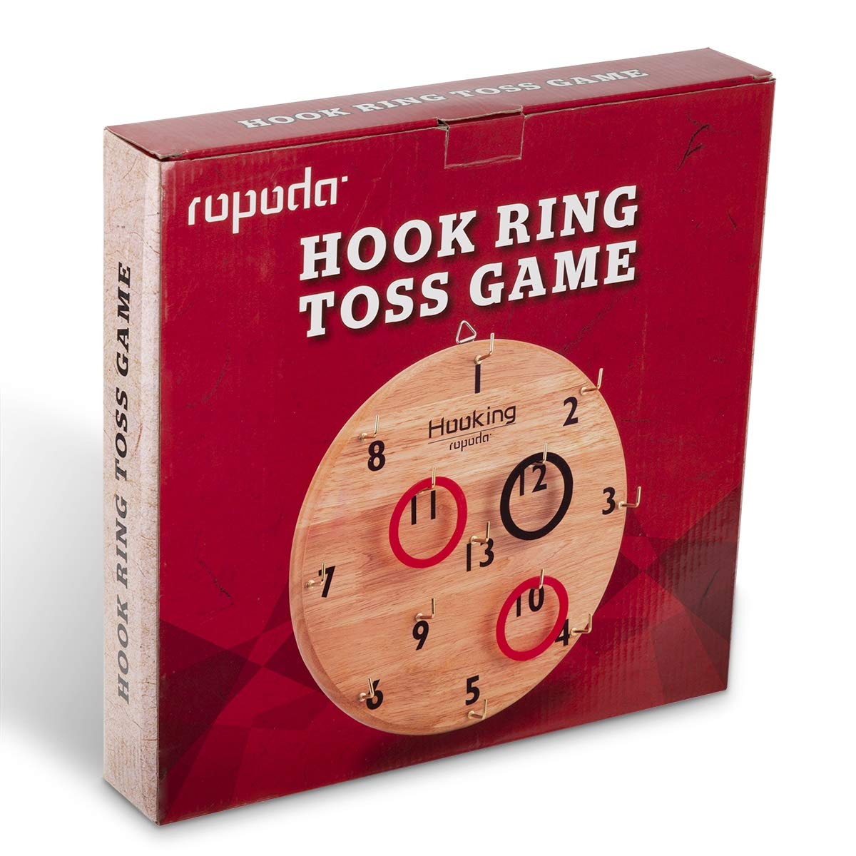 ROPODA Hookey Hook & Ring Toss Game for Kids & Adults – Fun Ring Tossing  Game Set, Safe & Durable Design, Easy to Install and Perfect for Children's  Parties, a Man Cave,