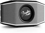 Fender x Teufel ROCKSTER GO 2 Portable Bluetooth Speaker – Powerful Sound, Rugged, Waterproof, 28 Hour Battery, Carrying Strap for Outdoors and Travel
