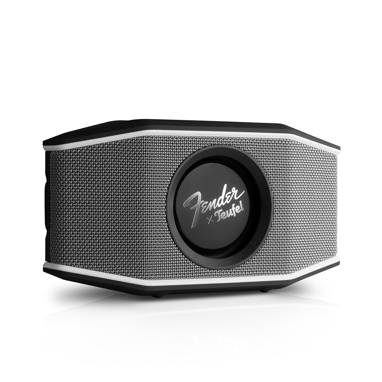 Fender x Teufel ROCKSTER GO 2 Portable Bluetooth Speaker Powerful Sound Rugged Waterproof 28 Hour Battery Carrying Strap