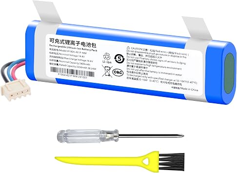 3400mAh Replacement Battery for Ecovacs Deebot N8 N8+ N8 Pro, Deebot T5 Neo Fun Plus, Deebot Ozmo 900 905 920 930 937, Deebot DJ35 DJ36 DG36 DG70 DV35 DX33 DX35 DX55 DN55 DN56 Vacuum Cleaner
