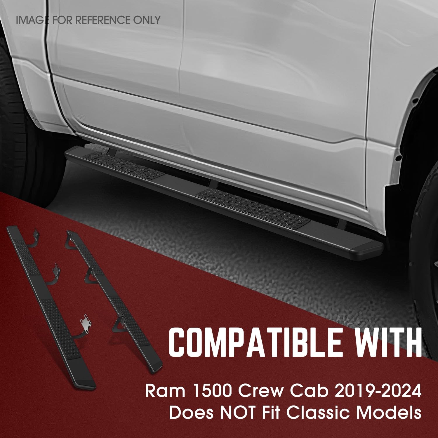 Amazon.com: DNA MOTORING 5.5 Inches Running Boards Compatible with