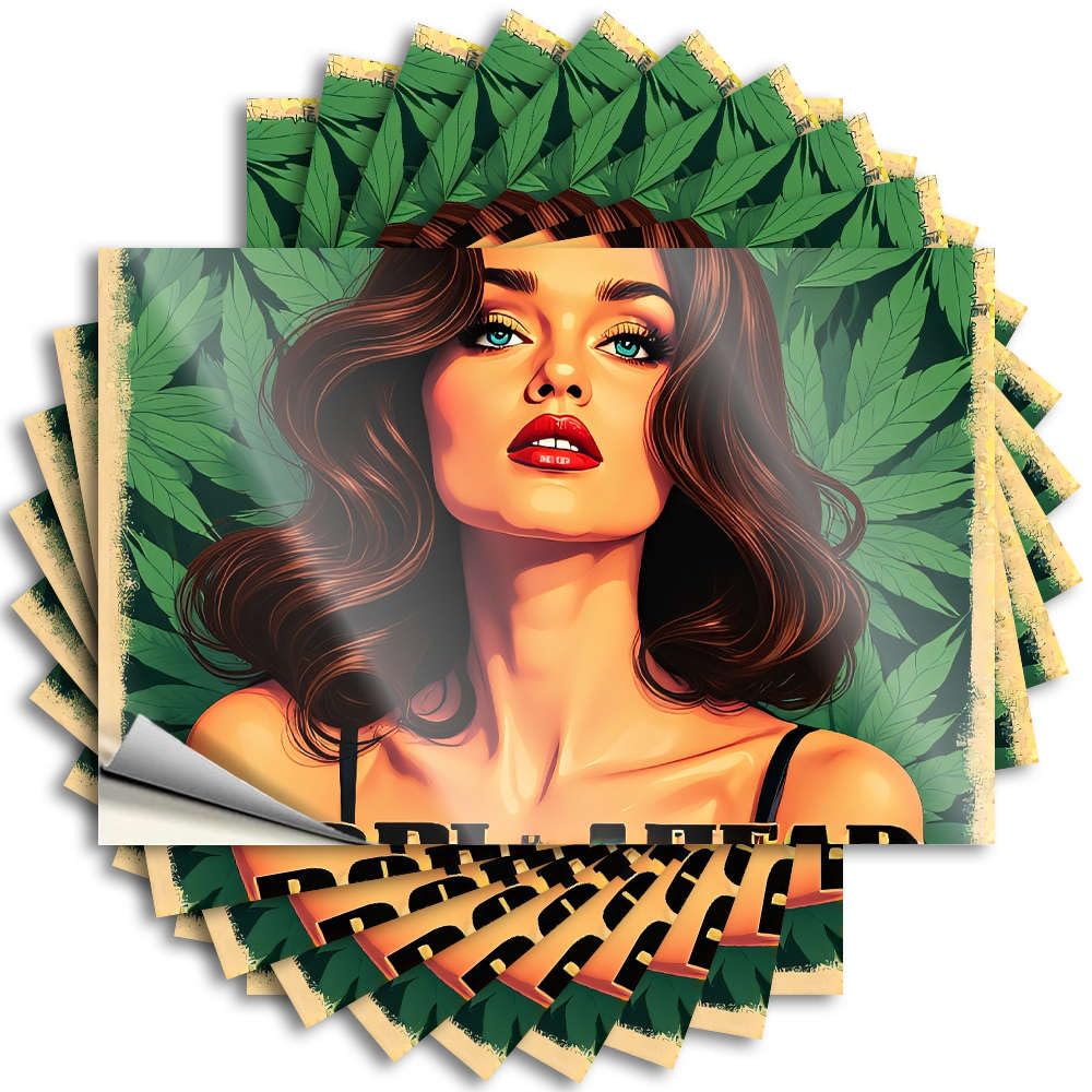 Sweet Tattoos Laptop | Pop & Weed: A Modern Escape Positive Water Sticker Pack(8X12CM)