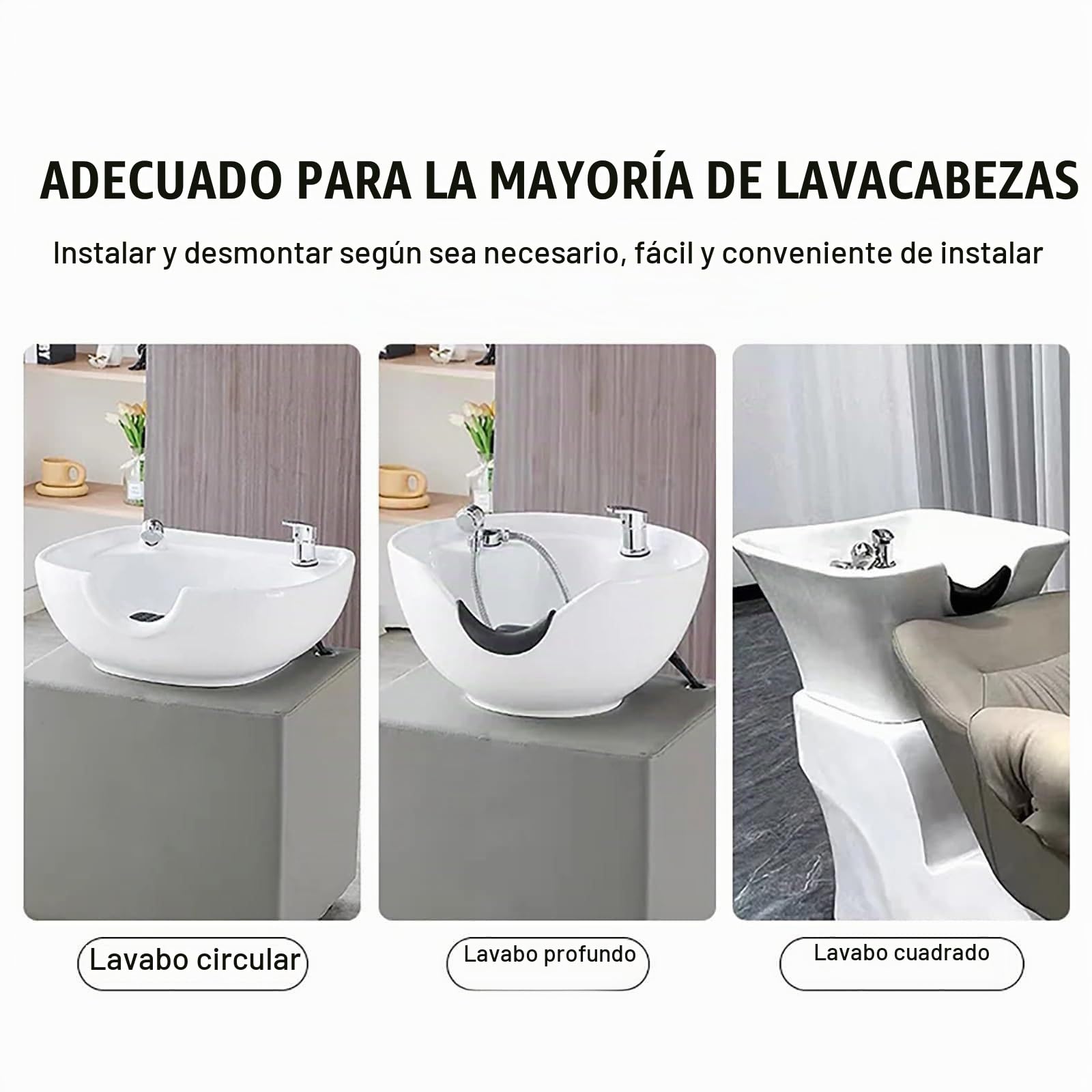 Head SPA (Ajustable A 360°), Terapia De Agua Portátil, Forma Arco/Ajuste Giratorio, Diseño Salida Agua Inclinada, A Prueba Fugas, Facilita Estado Ánimo, para Equipos Masaje/salón,A
