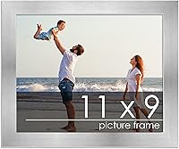 Vista 132 de Marco de 28 x 36 pulgadas de madera de peltre plateado con plexiglás acrílico UV, parte trasera de tablero de espuma y accesorios incluidos