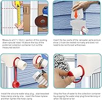 Vista 4 de Kit desviador de barril de lluvia, sistema de recolección de agua de lluvia, desviador de recolección de agua de lluvia de bajante, sistema