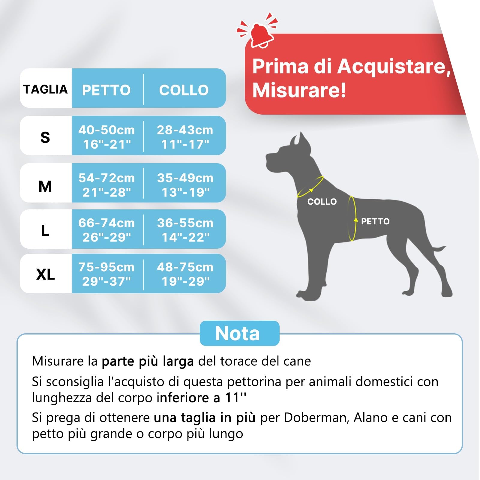 COMSLE Pettorina Cane Taglia Grande Media Piccola, Pettorina per Cani Anti Tiro Riflettente, Imbracatura Regolabile Cani con 2 Ganci in Metallo per Addestramento Corsa (Blu, S)