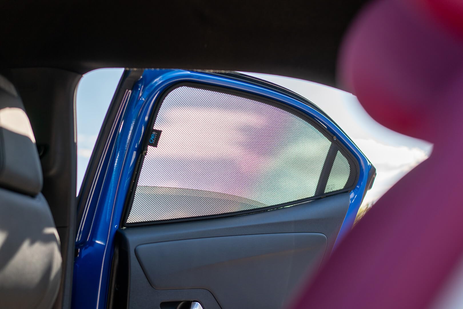 CAR SHADES Set (Porte Laterali Posteriori) Compatibile con Opel Mokka 5-Porte 2020- (2-Parti) Tendine Parasole su Misura
