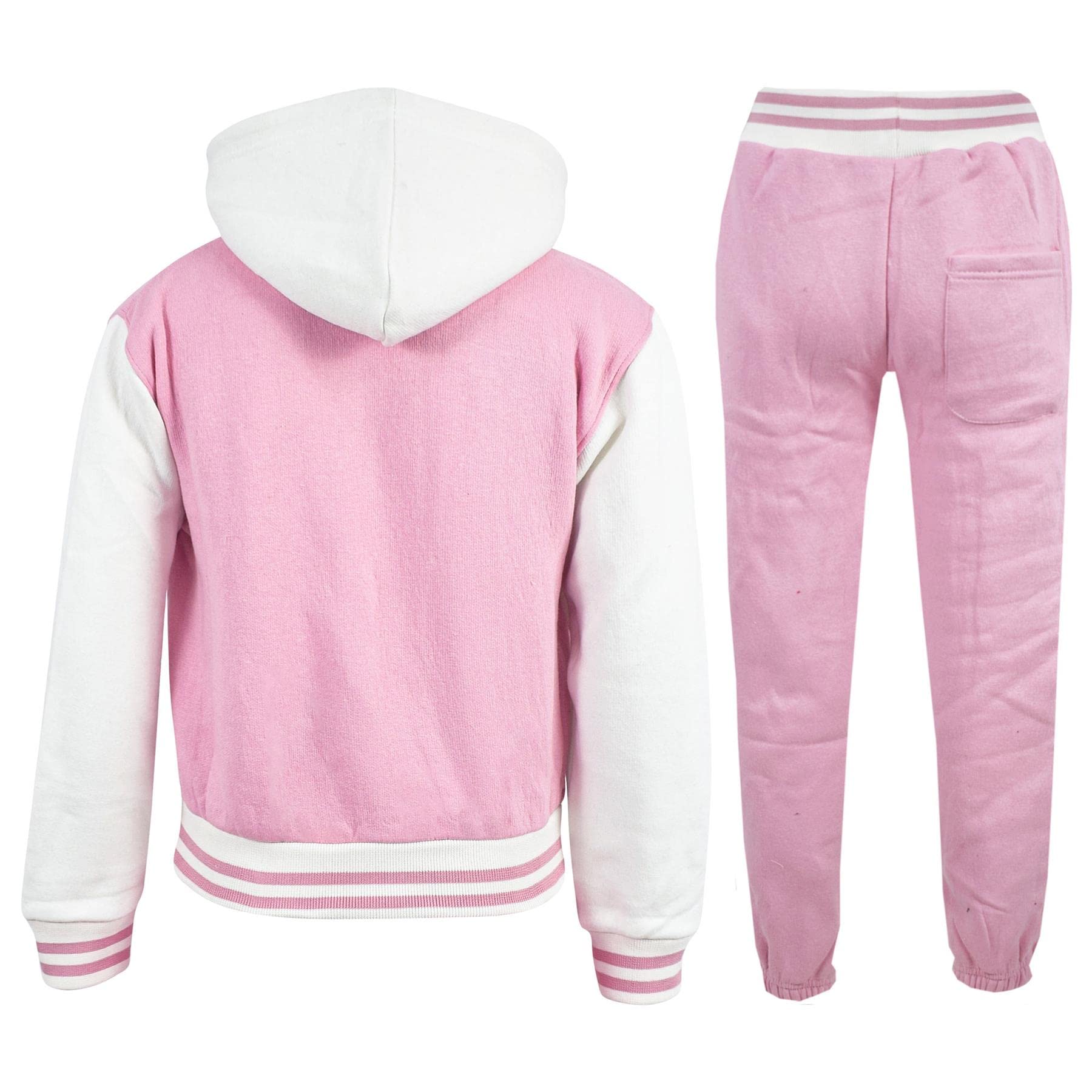 A2Z 4 Kids® Unisexs Enfants Filles Garçons Encapuchonné Baseball Survêtement Sweat À Capuche Bottom Set Joggers Âge 2 3 4 5 6 7 8 9 10 11 12 13 Ans
