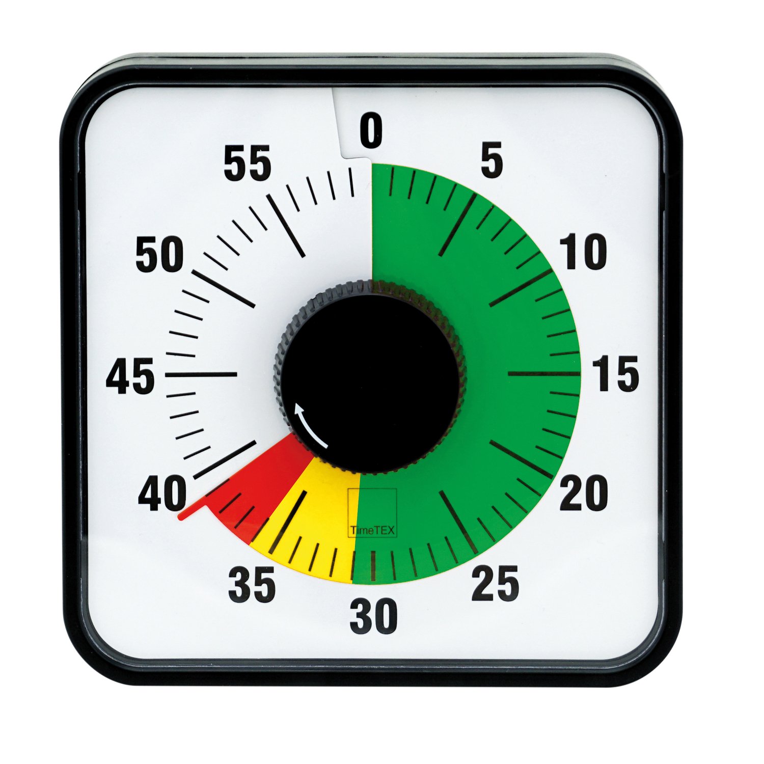 EDUPLAY 120504 Zeitdauer-Uhr Automatik magnetisch mit Ampelscheibe, Mehrfarbig