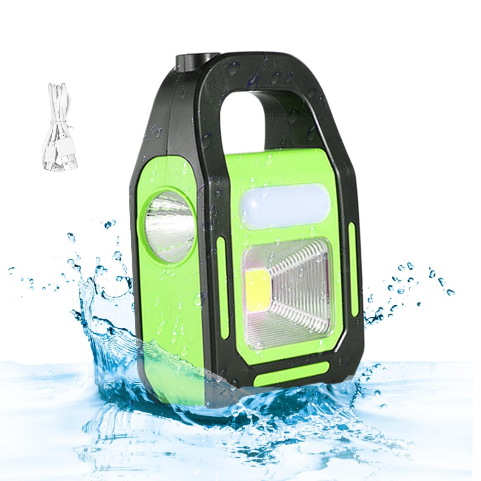 VigcebitLED Work Light, Solar Camp Light, LED Light Rechargeable, LED Light, Waterproof, Portable, LED For Power Failure, Camping, Indoor, Quake