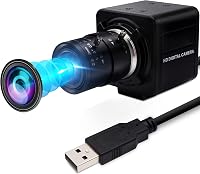 ELP 1080P USB Webkamera 2.8-12mm Zoom Lencse, 60fps Széles Látószög Ipari Kamera 1
