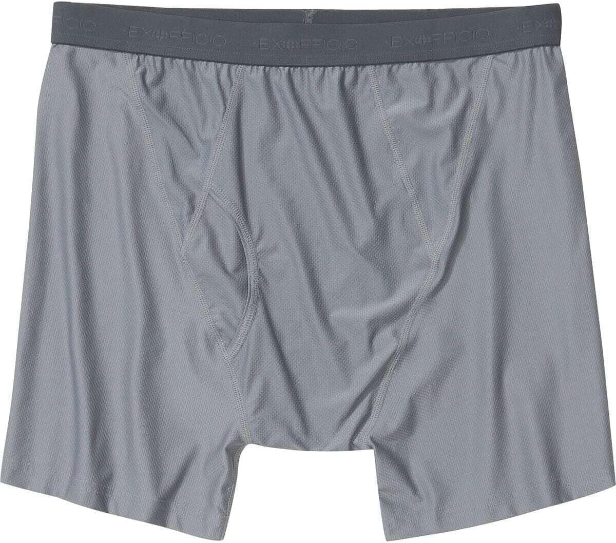 ExOfficio Men's Give-n-go 2.0 Boxer Brief - Steel Onyx - Image 3