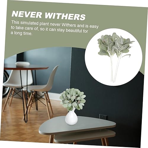 Miniatura 3 de DECHOUS 5 piezas de plantas de imitación, arreglo floral, hojas, guirnalda artificial, recoger hojas, decoración de mesa, hojas artificiales para