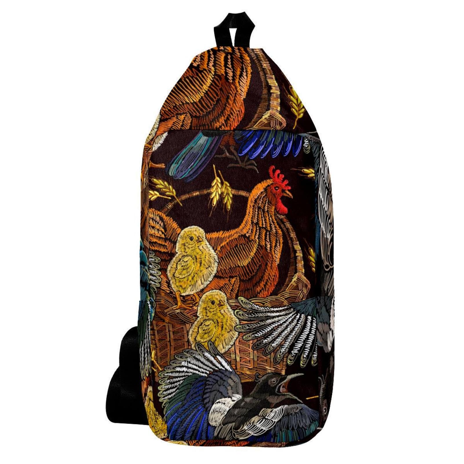 Sac de randonnée compact fini les encombrements imprimé blé - 6