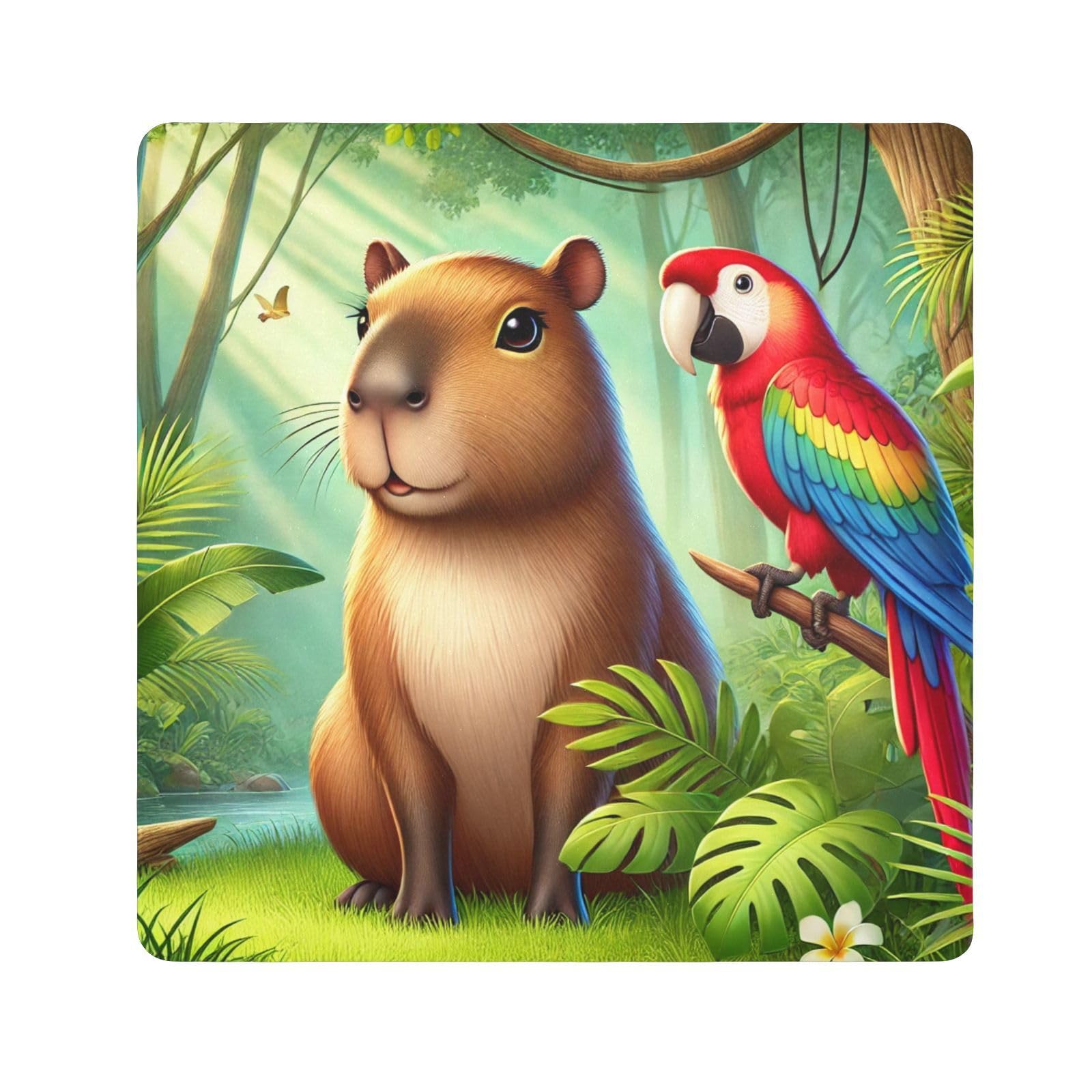 Joko Ivery Capybara Parrot Camera Lens Wrap 21.7