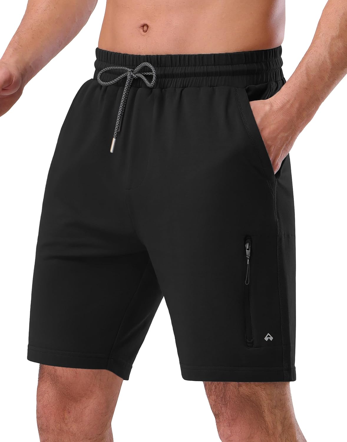 Pioneer Camp Sweat Shorts for Men 7" Inseam Cotton Athletic Casual Shorts with 4 Pockets for Gym Workout Lounge Summer Shorts