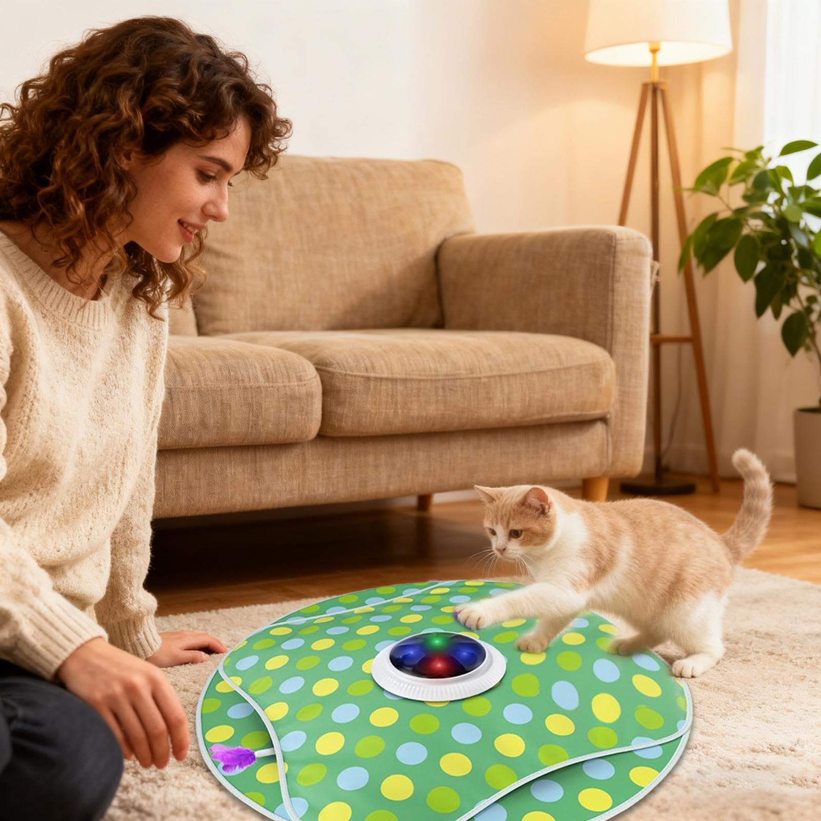 pour Chats Interactifs Activité Intelligente en Mouvement avec Design De