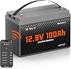12V 10Ah Lithium LiFePO4 battery,Built-in 10A BMS,Lightweight Design,Up to 5000+ Deep Cycles,10 Years Lifespan, Upgrade Now for Fish Finder,Small UPS,Solar Power,Ride-on Toys,Lighting