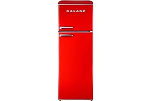 Galanz GLR12TRDEFR Refrigerator: Retro Red Perfection
