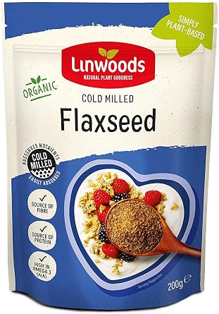 LINWOODS Organic Flaxseed, 8 OZ