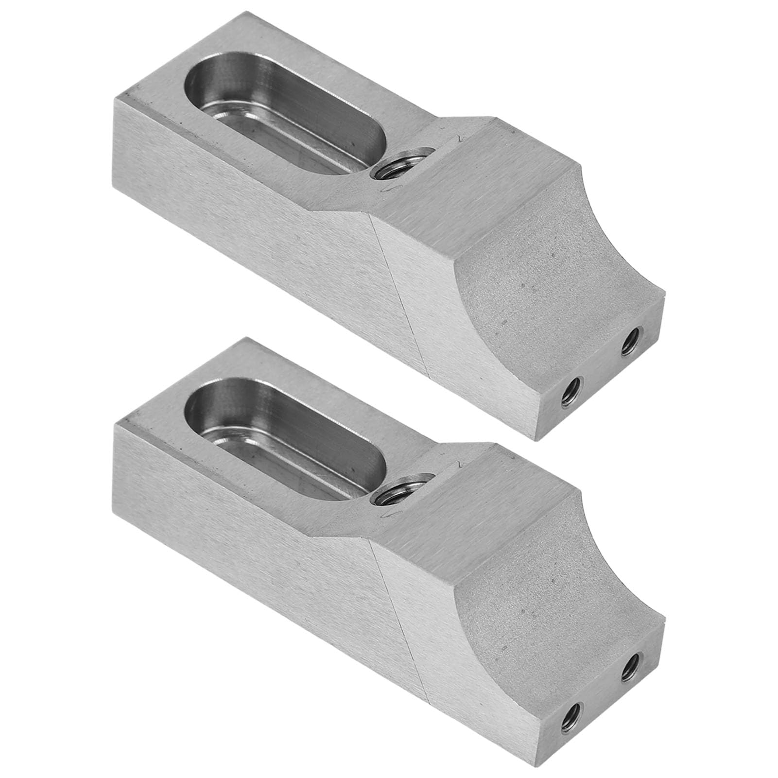 Generic Imadło Boczne ze Stali Matrycowej Mocne i Regulowane Mocowanie do Frezowania CNC Zestaw 2 Niskoprofilowych 68x25x20mm