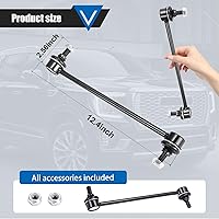 Vista 7 de K80230 Enlaces de Barra Estabilizadora Compatibles con Pontiac Vibe 2003-2010, Scion tC 2005-2010, Toyota Corolla 2003-2018, Toyota Matrix