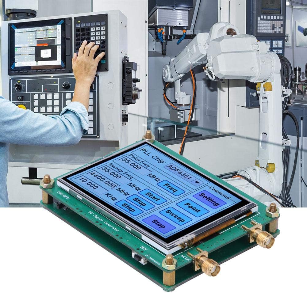 Generator High Exactness Full Touch Screen RF Sweep Dot Frequency Module Radio PC Meter Counter Control With Data Cable SMA Female ADF4350/ ADF4351 (ADF4351)