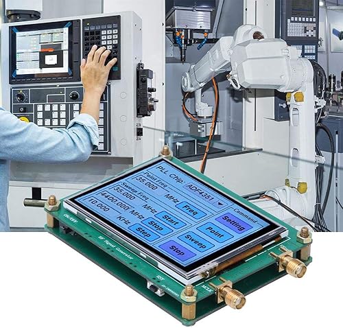 Miniatura 8 de Generador de alta exactitud Pantalla táctil completa RF Barrido Punto Frecuencia Módulo Radio PC Medidor Control contador con cable de datos SMA