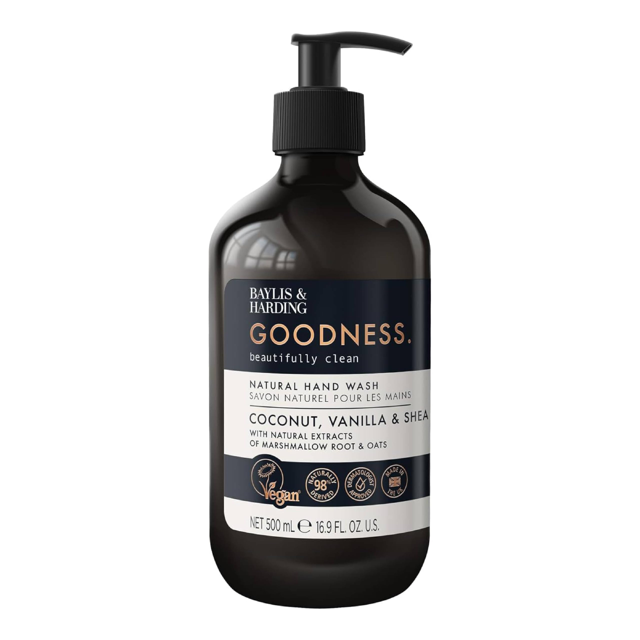 Baylis & Harding Goodness Natural Hand Wash Coconut, Vanilla & Shea 500ml