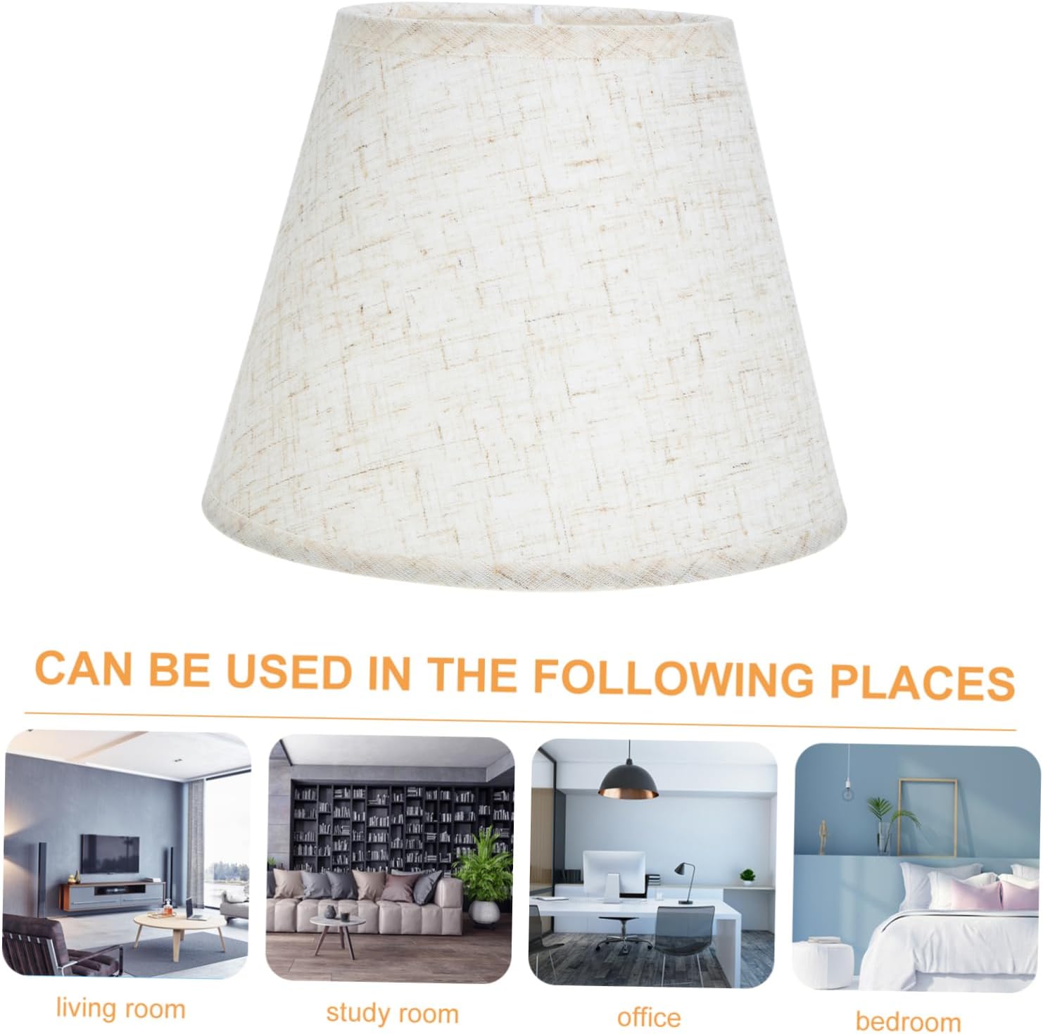 Fabric Lamp Shade for Table and Floor Lamps Elegant Pvc Decorative Light Cover with Simple Design Home and Festival Decoration Durable and Easy to Install