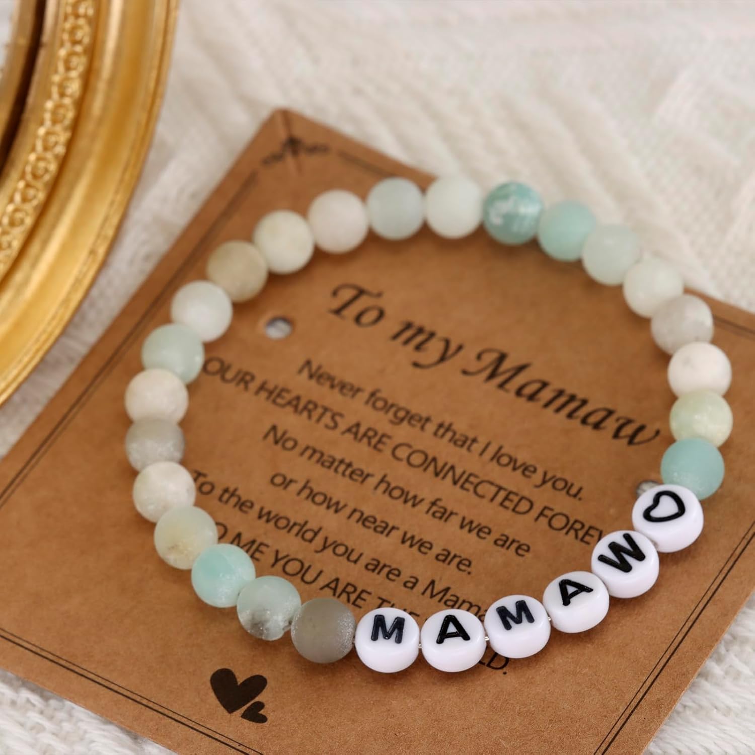 HUTIMY Gifts for Mamaw Birthday from Grandchildren Best Grandma Mothers Day Mamaw Bracelet - Image 4