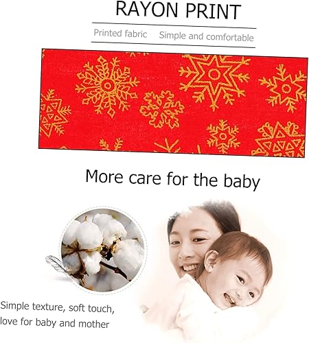 Miniatura 2 de EXCEART Tela de costura Patchwork Navidad Tela de algodón Cuadrados DIY Pendientes de tela de acolchado hechos a sí mismo Regalos de Navidad 4 hojas