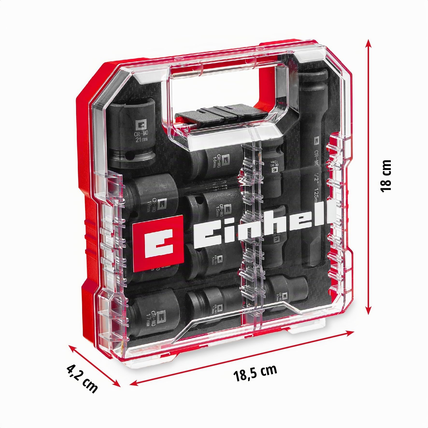 Einhell L-CASE 12 pièces jeu de douilles à impact automobiles