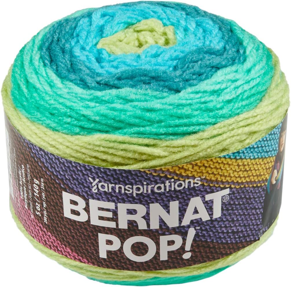 Bernat Pop! Yarn, Peacock Plume