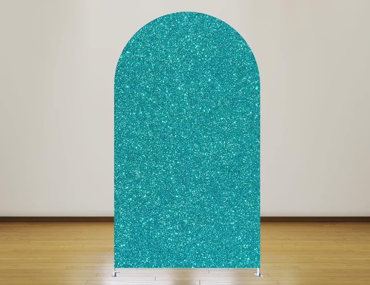 Little Mermaid Arch Backdrop Cover Girl Princess Under The Sea Parties Chiara Backdrops Arched Wall Covers Stands Display Decorations Mermaid Party Banner GX108 2.5ft * 6ft