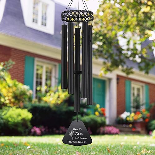 Miniatura 6 de ASTARIN Campanillas de viento conmemorativas para la pérdida de un ser querido, personalizadas, en memoria de campanillas de viento como regalos