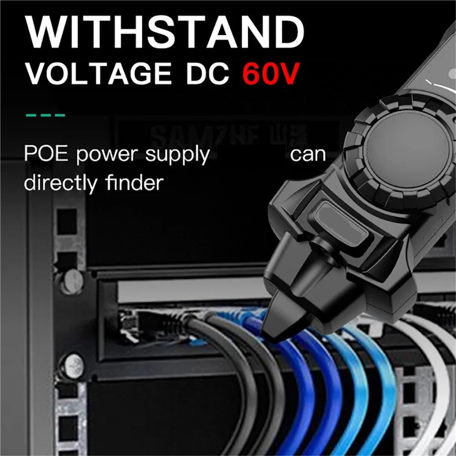 Tester for cavi di rete, rilevatore linee, tracciamento LAN multifunzione, sensibilità POE, regolabile
