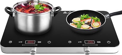 Double Induction Cooktop Burner Double Induction Cooktop Burner